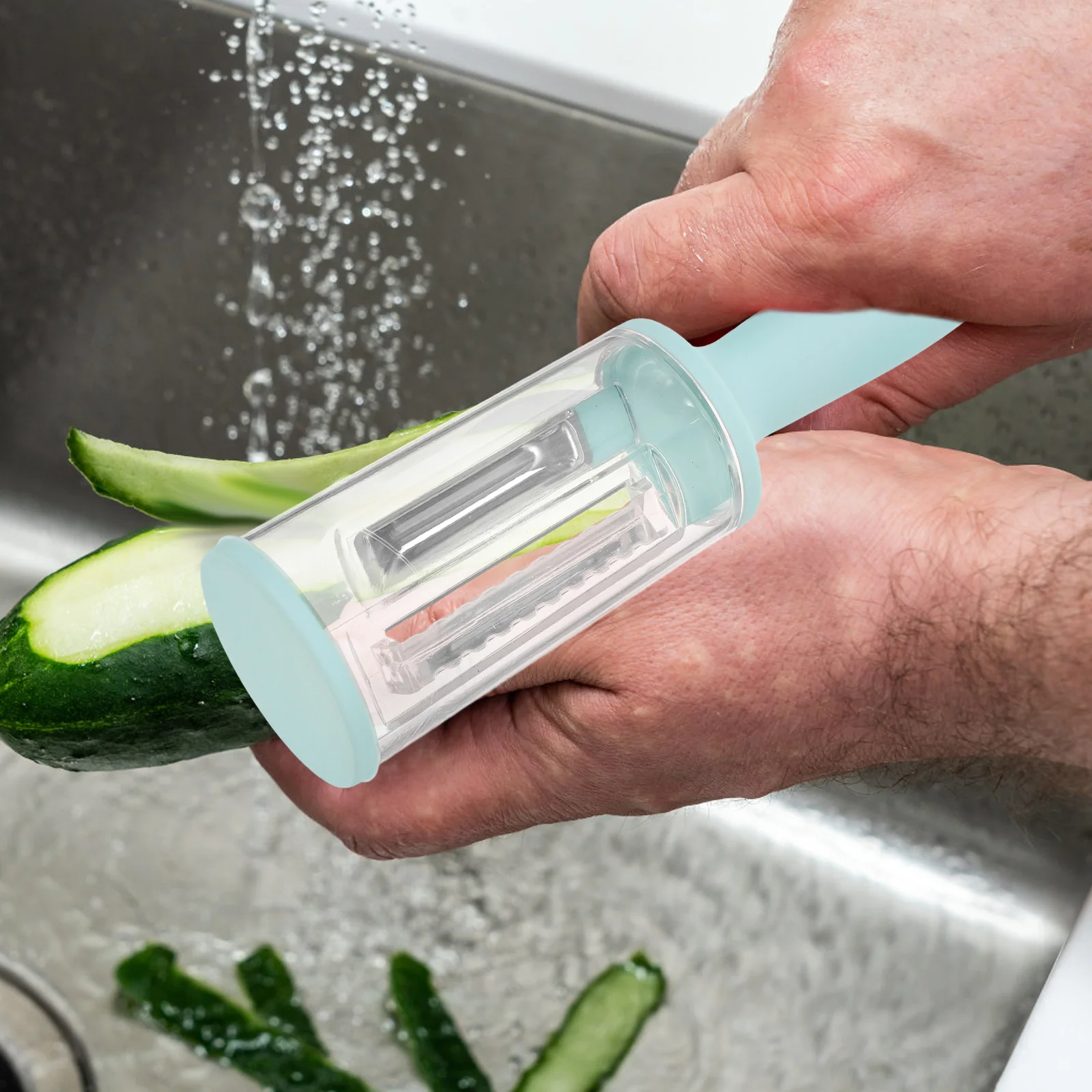 

1Pcs Multi-Functional Vegetable Peeler With Storage Box For Efficient Fish Scale Removal Shredding Cabbage Cooking