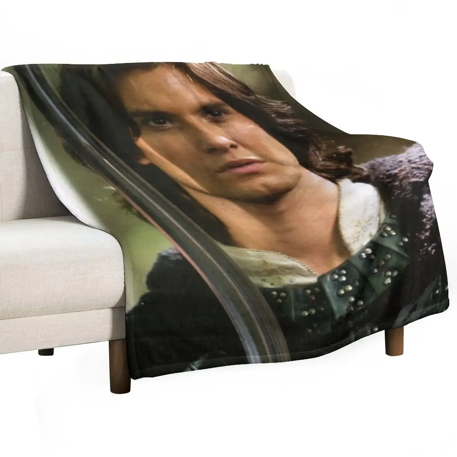 Ben Barnes as Prince Caspian Throw Blanket Sofa Throw Decorative Beds Blankets