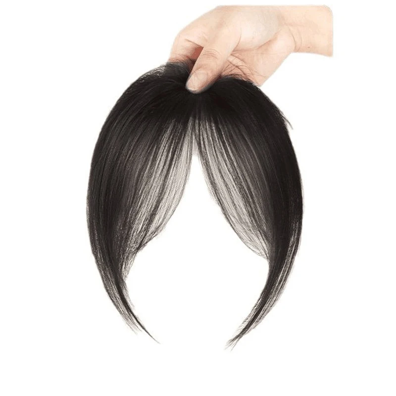Synthetic Fiber Fluffy Ultralight Bangs Closure For Women Increase Hair Volume Invisible And Traceless Hair Piece 4 Colors