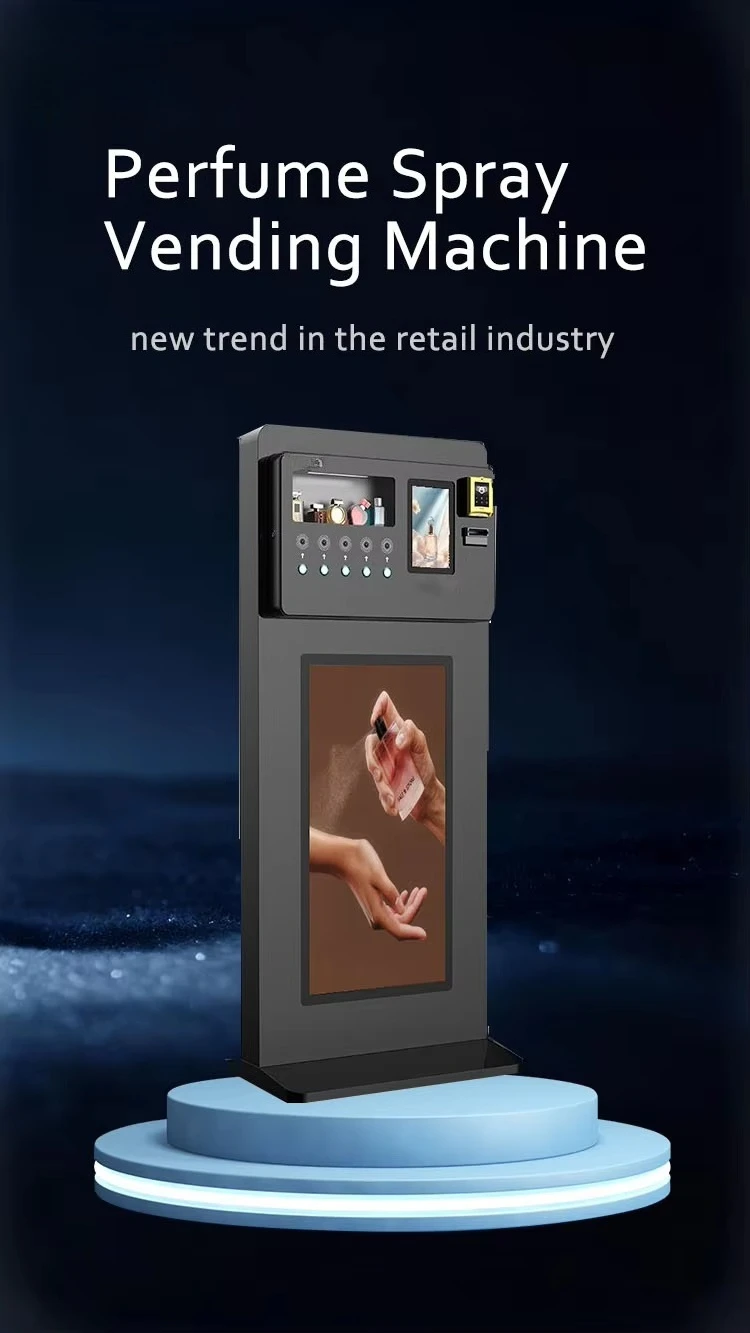 With Support Fragrance Vending Machine Spraying Convenient with Five Perfume Sprayers Various Payment Methods Accepted