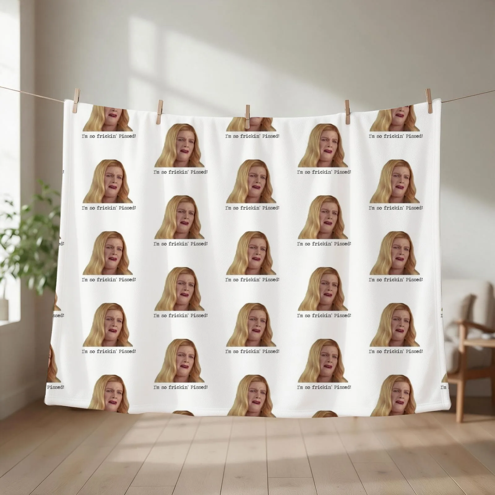 White chicks quote. Throw Blanket