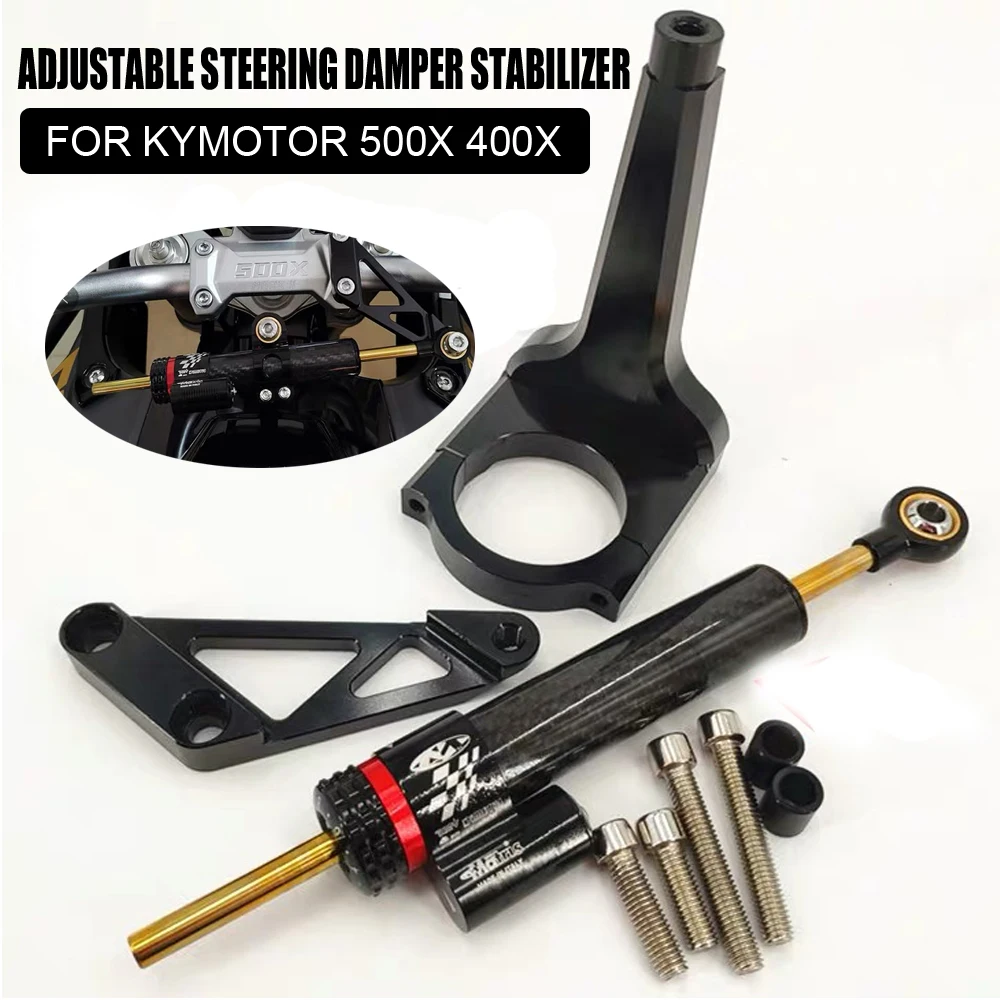 Motorcycle For Montana XR5 XR 5 Adjustable Steering Damper Stabilizer For Colove KY400X KY500X 400X 500X