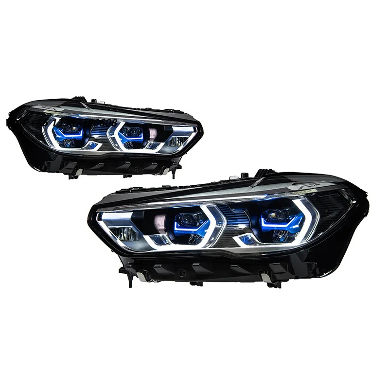 Suitable for Best New Products Headlight Assembly LED Front Lamp Head Car Headlights for X5 19-22 Blue-framed LED DRL