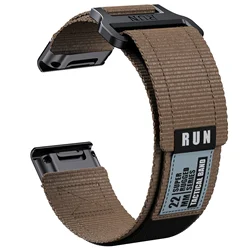 26mm Garmin Quick Fit Nylon Strap For Fenix5 5XPlus 6 6XPro 7 7XPro Wristband Tactix7 22mm Watch Band Instinct1 2 Sport Bracelet