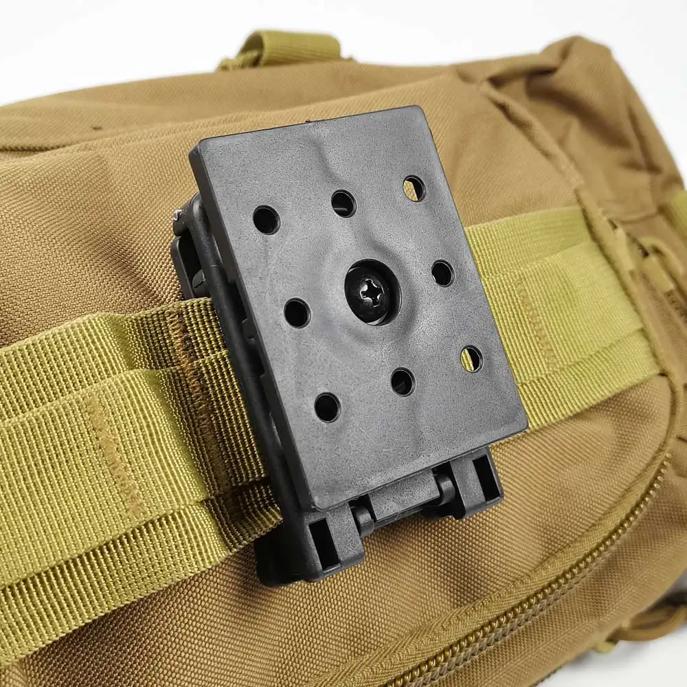 คลาสสิกขนาดใหญ่เข็มขัดห่วงคลิป Clamp 360องศาหมุน Latching Attachment ระบบสำหรับ Kydex Holster