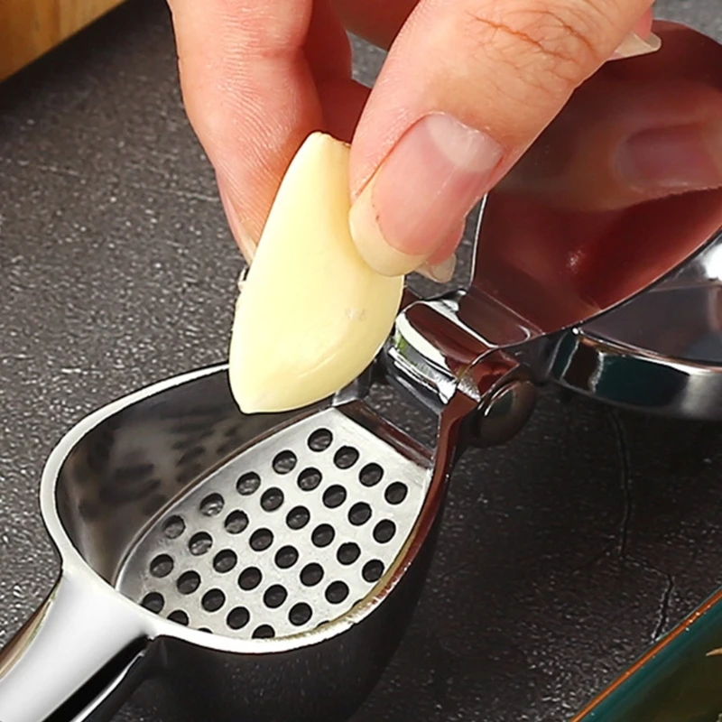 Efficient Garlic Masher Manual Garlics Press Crusher Convenient Squeezer Easy to Clean Kitchenwares Cooking Tool