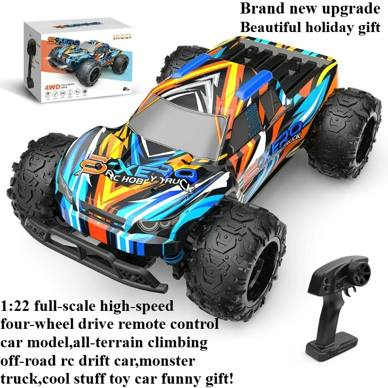 

Cool Stuff Toy Car Funny Gift-1:22 Full Scale High-speed 4WD Rc Truck,Remote Control Car,Kawaii Off-road Rc Cars,Toys for Kids