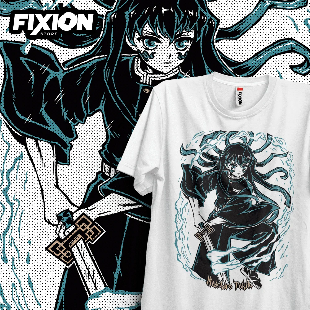 T-shirt For Anime Kimetsu no Yaiba – Marzo – Tokito (blanca) Mange Tee