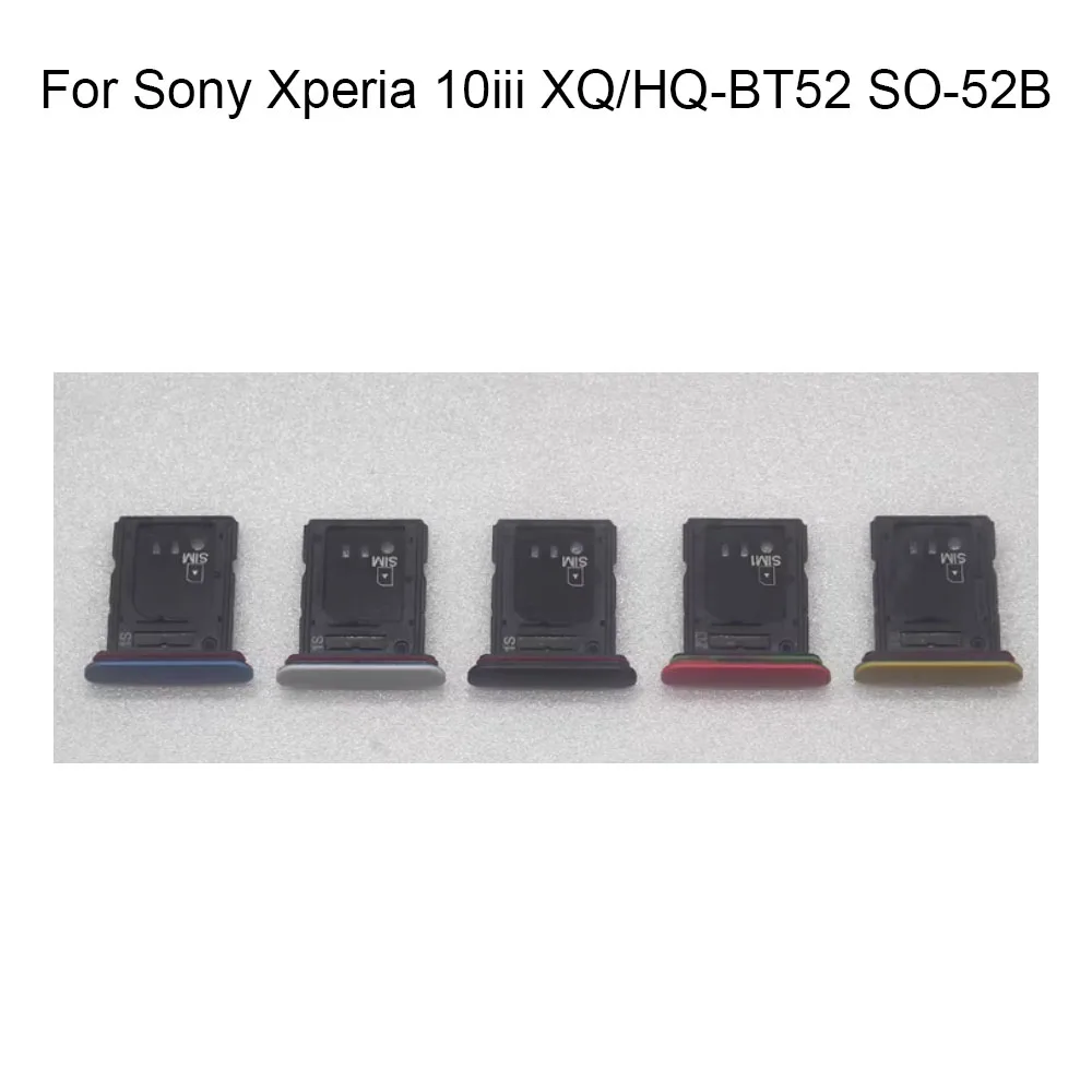 Bandeja Porta Tarjeta SIM para Sony Xperia 10iii XQ/HQ-BT52 SO-52B, Ranura para Tarjeta SIM para Xperia 10 iii, Repuesto