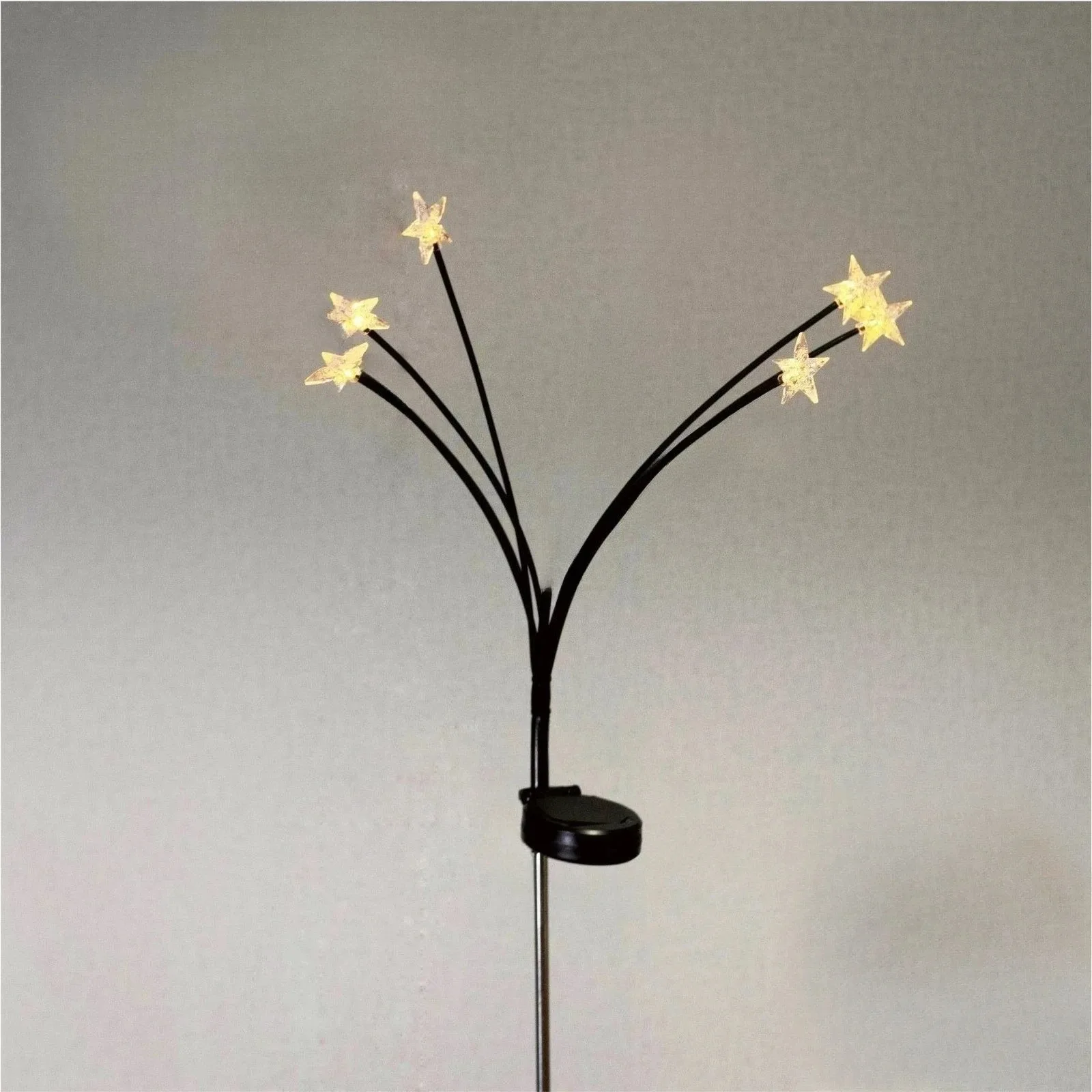 Outdoor Solar Star Pathway Lights Waterproof Lawn Lamp for Garden Yard Courtyard Park Landscape Decoration