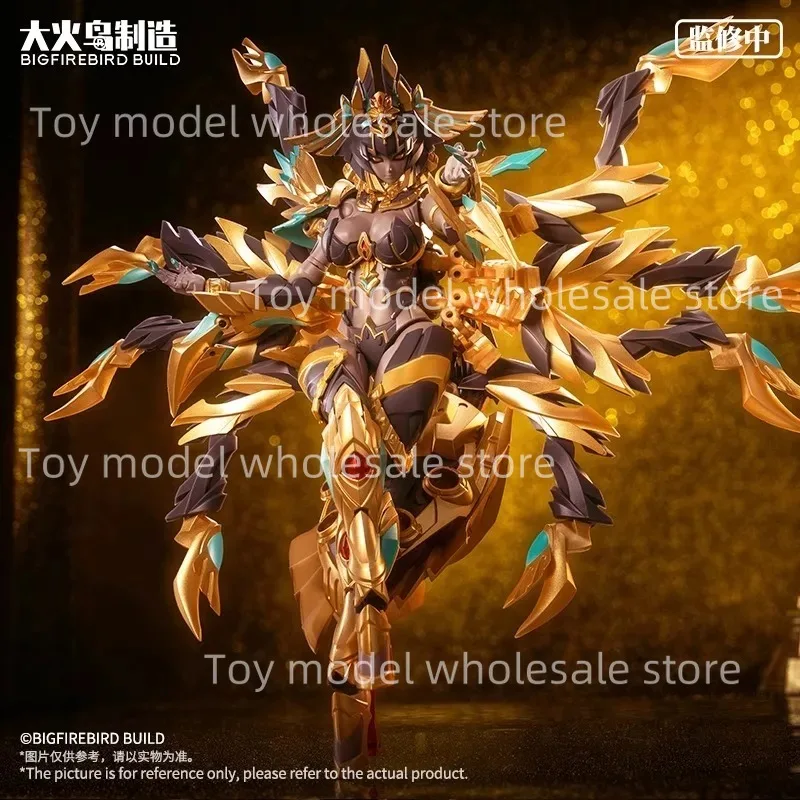 Em estoque Bigfirebird Build EX03 EX-03 NACHA Figura Ation Transformável Mecha Golden Empress Spider