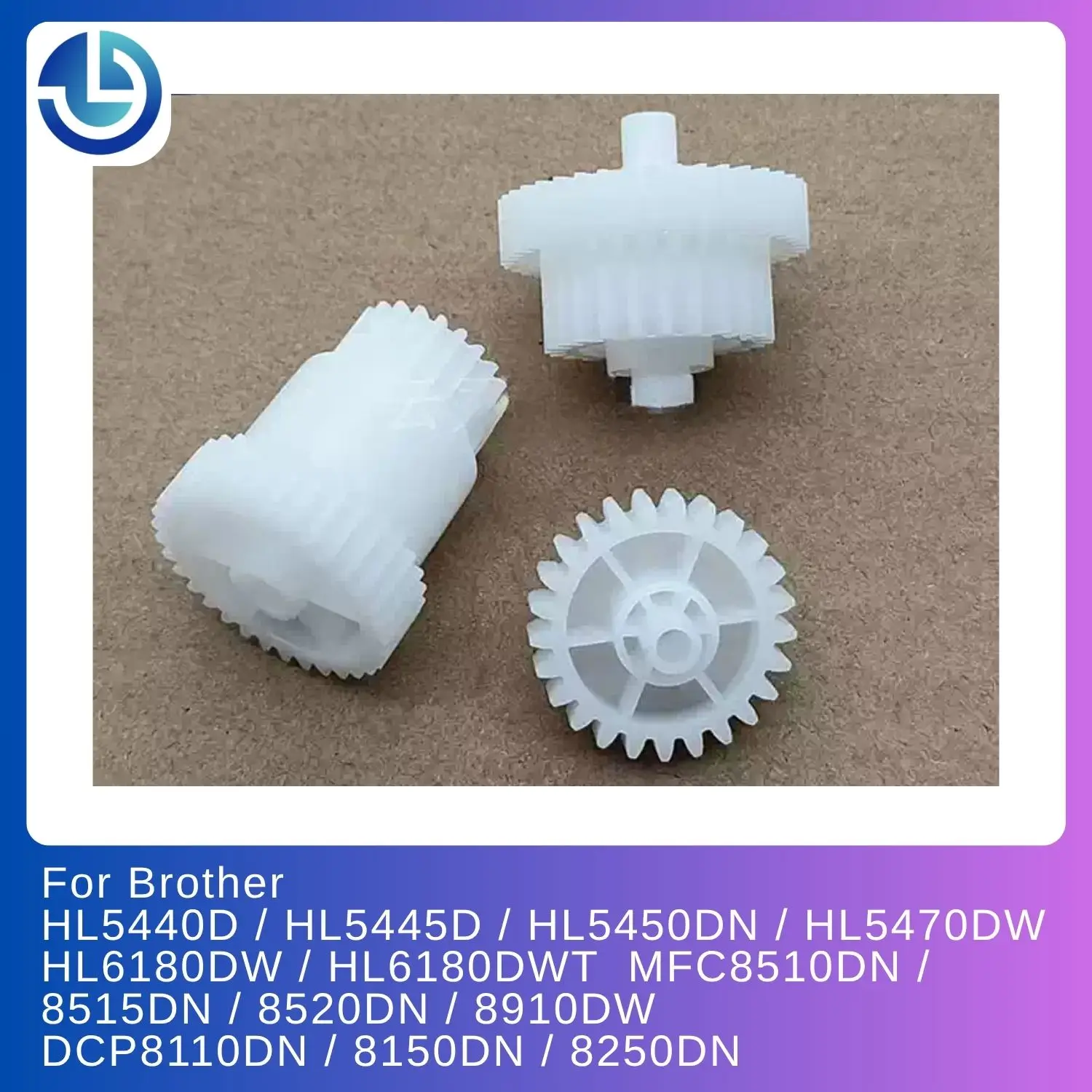Fuser Drive Gear Swing Gear Kit for Brother HL5440D HL5445D HL5450DN HL6180DW MFC8510DN 8520DN Printer Fuser Idler Gear