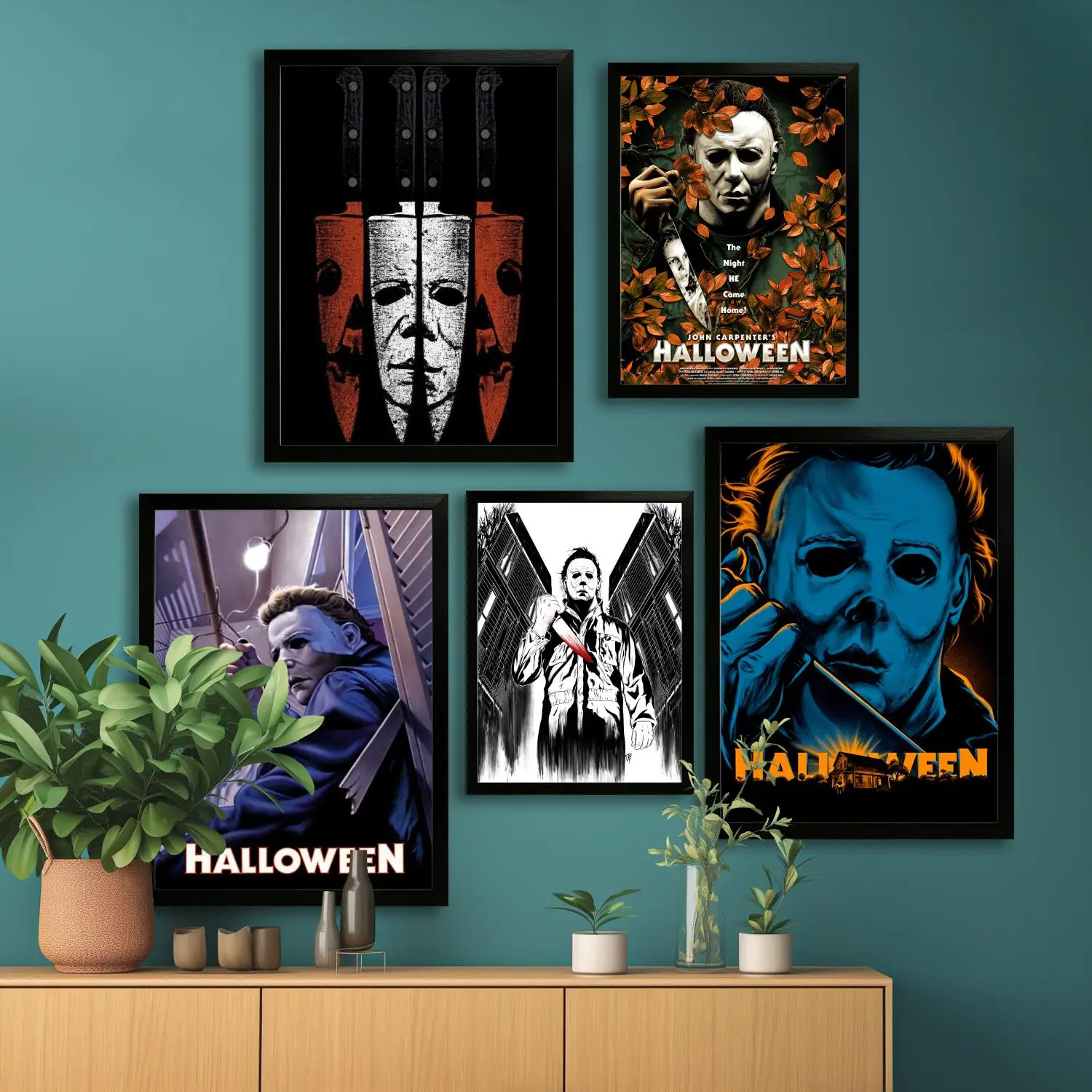 Michael Myers Canvas Art Poster and Wall Art, Picture Print, Modern Family Bedroom Decor,Decorative painting