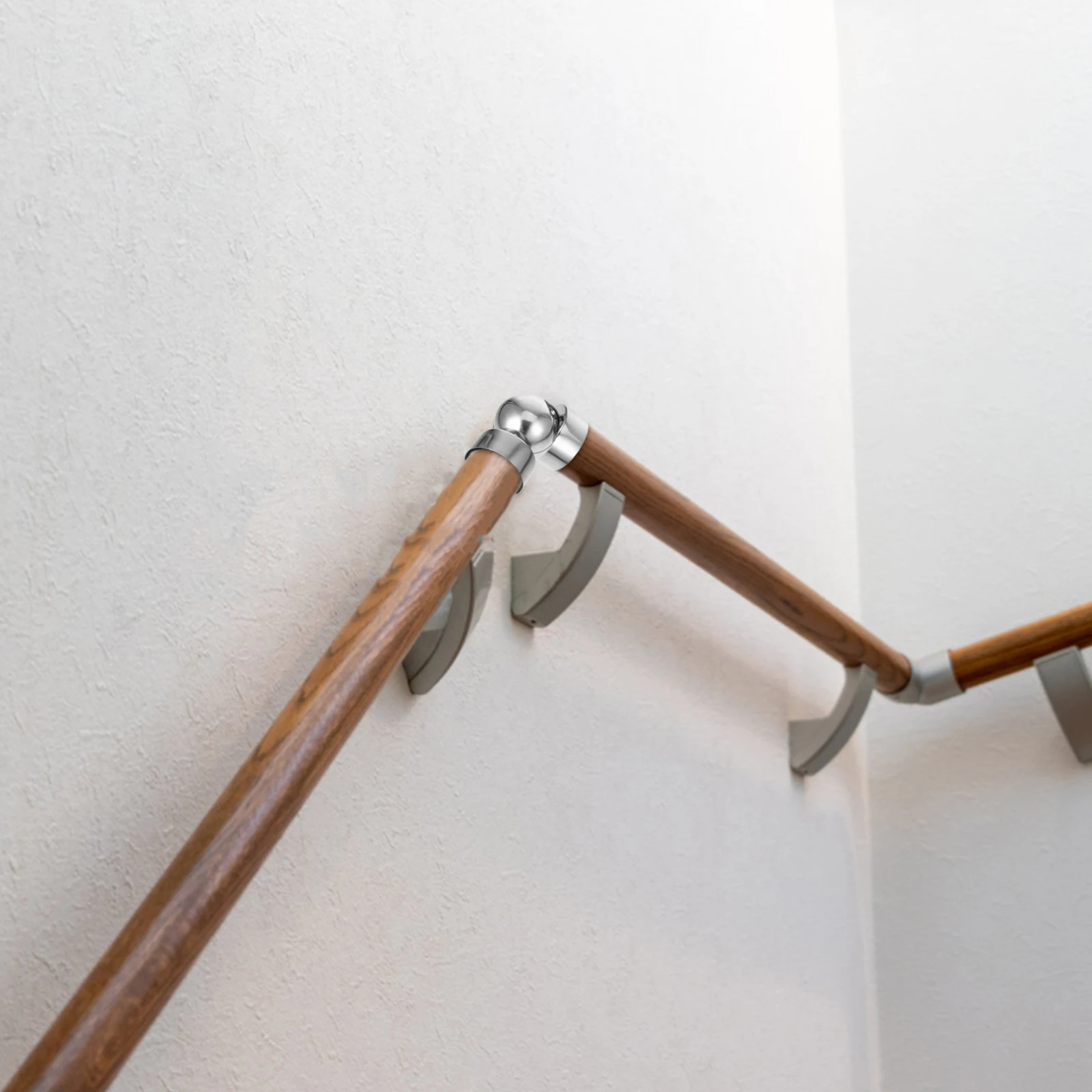 

Stainless Steel Handrail End Caps Stair Railing Connector Durable Extension Fittings For Outdoor Indoor Staircase Decoration