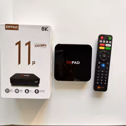 [Genuine]2025 evpad 11P 4gb 64gb EVPAD 11S 8k tv box hot in Korea Japan Singapore USA CA UK newzland Australia pk Svicloud 10Pp