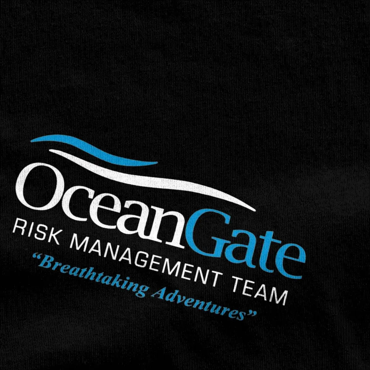 Oceangate Risiko management Zubehör Hemd Männer Frauen atember aubende Abenteuer T-Shirt reine Baumwolle T-Shirts Kurzarm Stoff