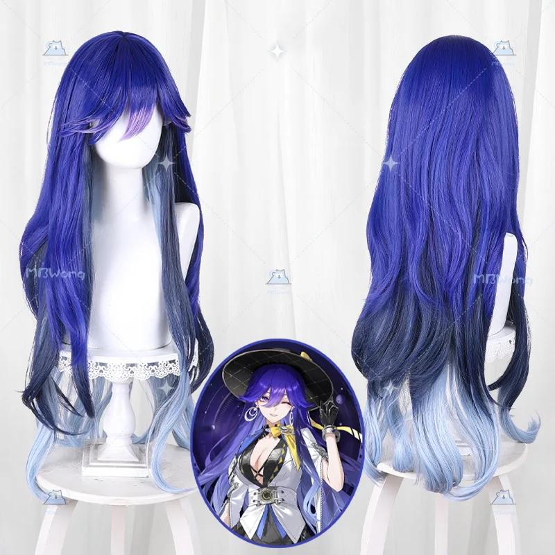 Game Wuthering Waves Lucilla Cosplay Wig Purple Gradient Long Hair Lucilla  Role Play Wig Prop For Hallowmas Party Adult Women