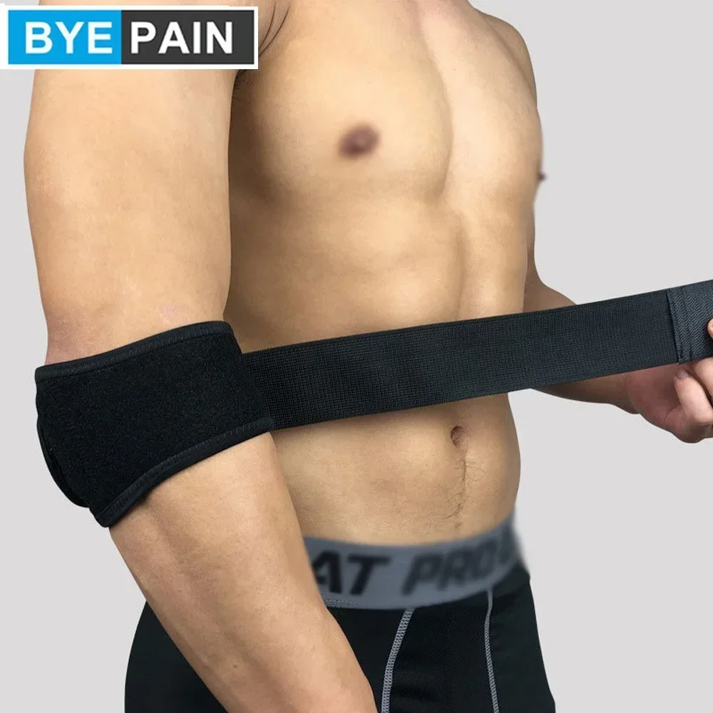 1Pcs BYEPAIN Tennis Elbow Brace for Tendonitis - with Compression Pad Tennis & Golfer\'s Elbow Strap Band - Relieves Forearm Pain