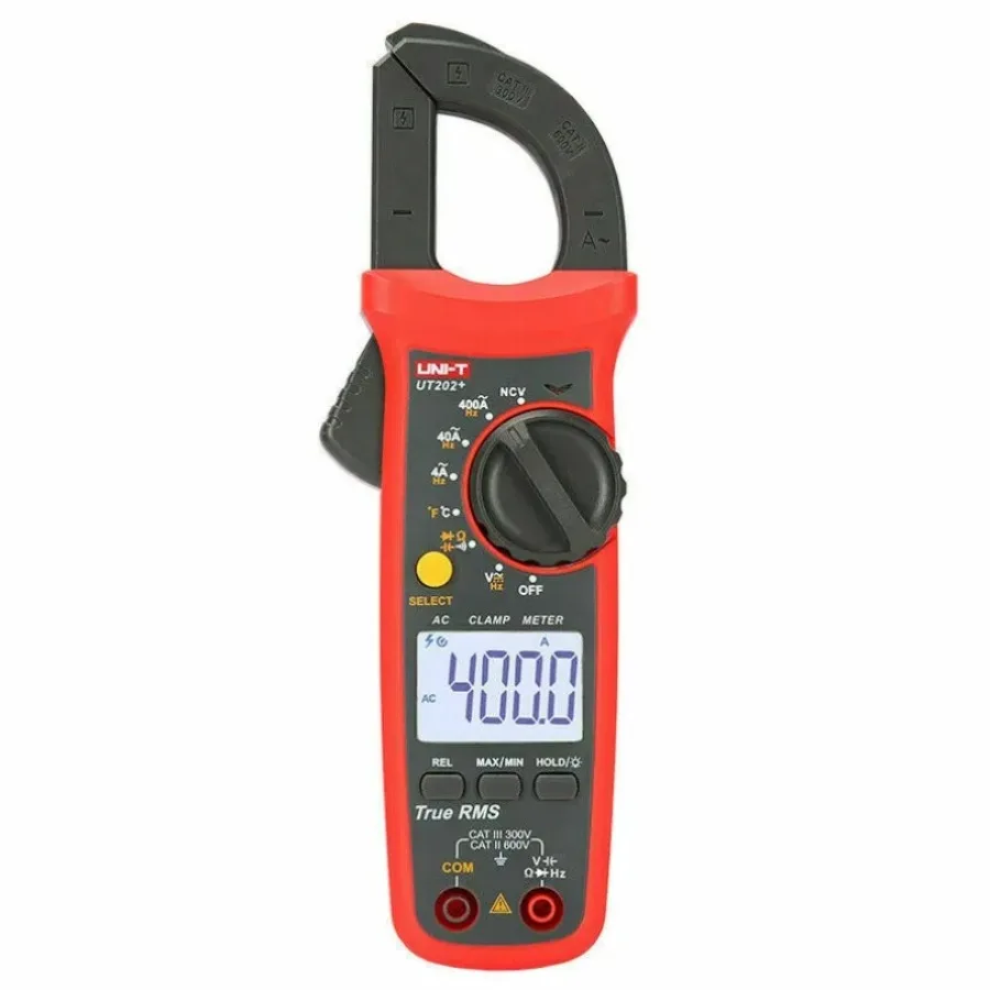 UNI-T UT202+ Digital Clamp Meter 400A 600A True RMS AC Current 100% Original Brand New In Stock Volt Amp Ammeter Tester Pliers