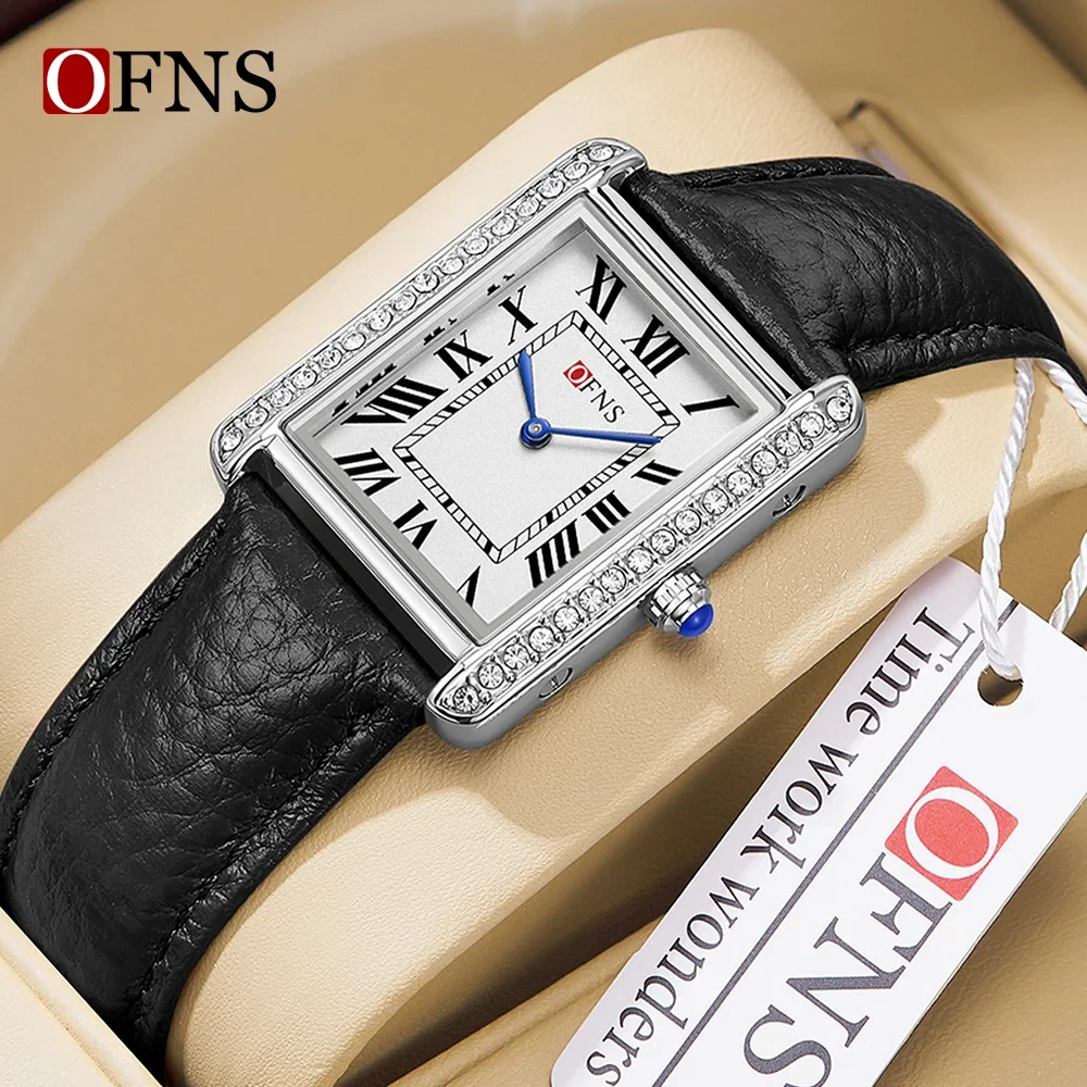 

OFNS Brand 1520 Top Couple Watch Roman Scale Fashion Trend Waterproof Simple Creative Quartz Men's and Women's Watch 2024