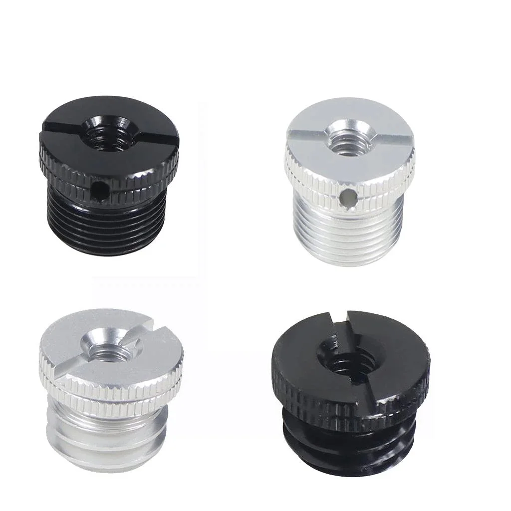 2pcs Conversion Screw 1/4 Thread to 5/8" Nut Bolt 5/8-11 for