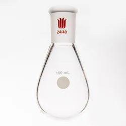 SYNTHWARE-botella con forma de berenjena de pared gruesa, frasco de vidrio de borosilicato, de alta resistencia, 5ml, 10ml, 25ml, 50ml, 100ml, F31