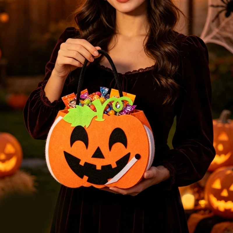 Gift Handout Candy Holder with Top Handle and Fabric Shell Body best sale