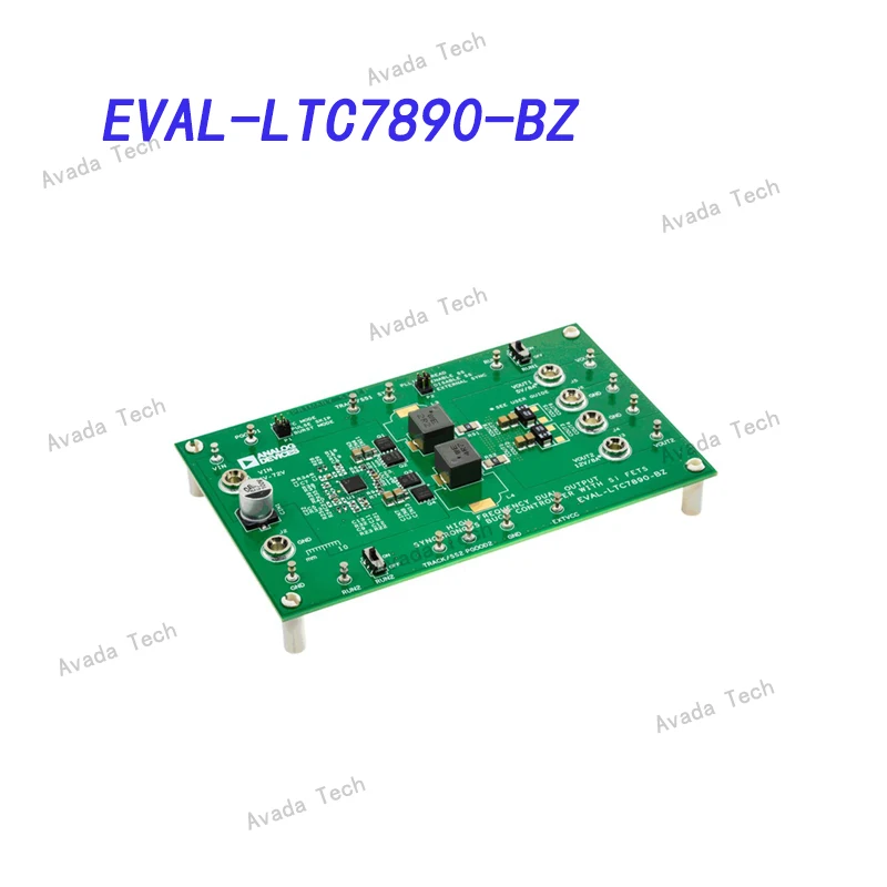 

EVAL-LTC7890-BZ высокая частота, двойной выход, понижающий источник питания с Si FETs