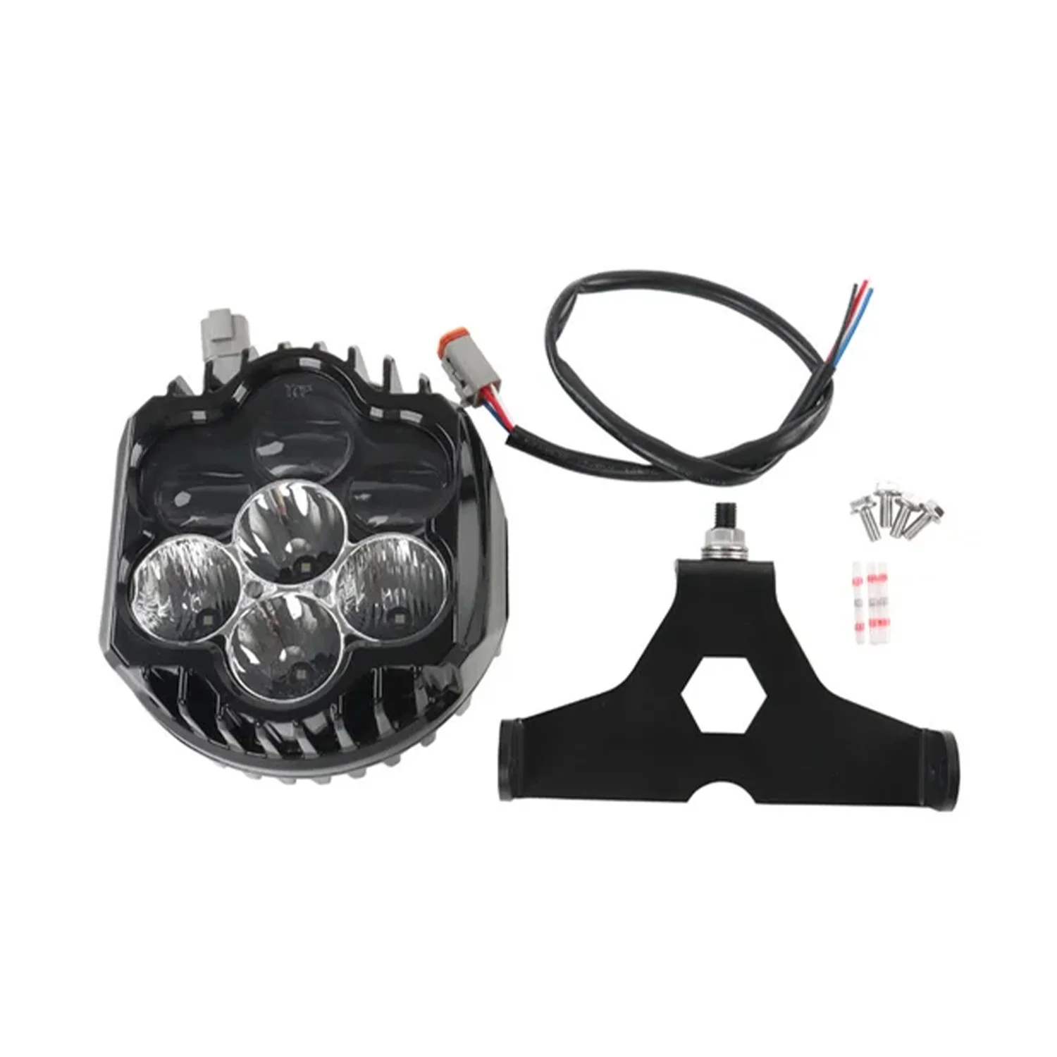 

Светодиодная фара Performance с кронштейном, Plug&Play, для моделей Harley Sportster Dyna, черная, для мотоциклов