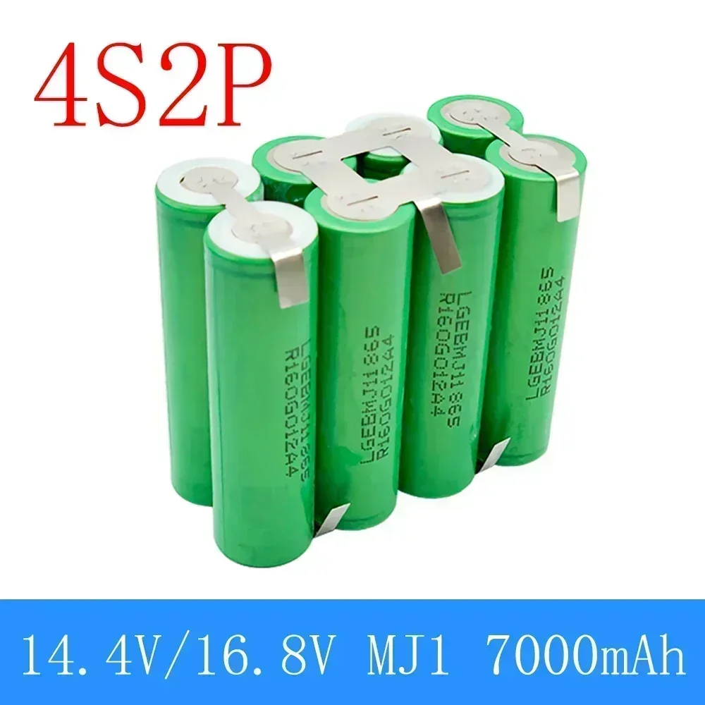 NEW 2S 8.4V 3S 12, 6V 4S 16, 8V 5S 21V MJ1 Battery pack, 18650 MJ1 3500mAh Battery, for 18V screwdriver Battery