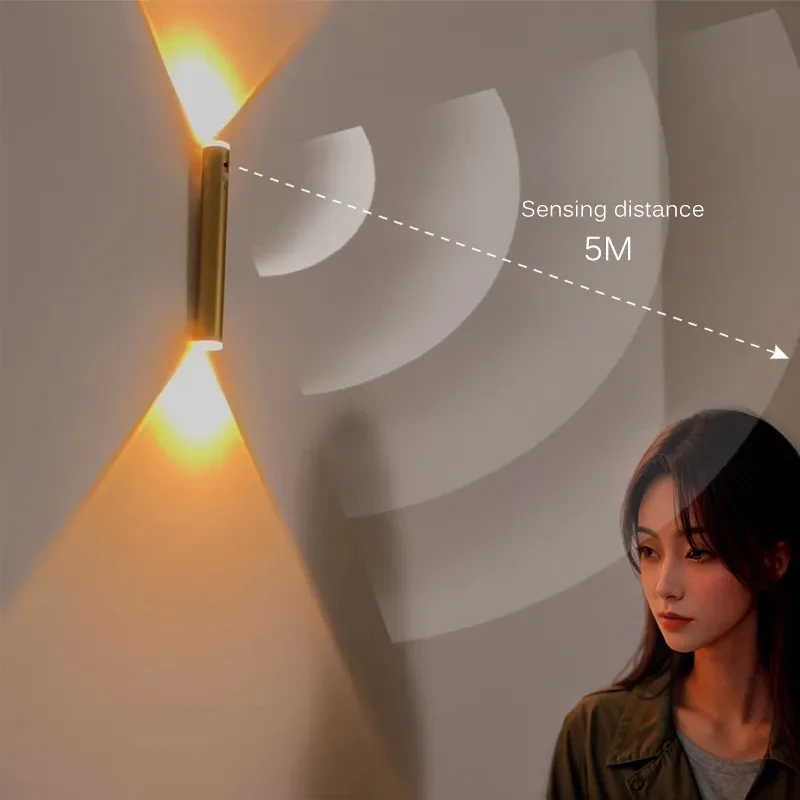 

New Rechargeable Wall Lamp Human Body Sensor Rechargeable Magnetic Wall Lamps On Battery Wireless Wall Lamps