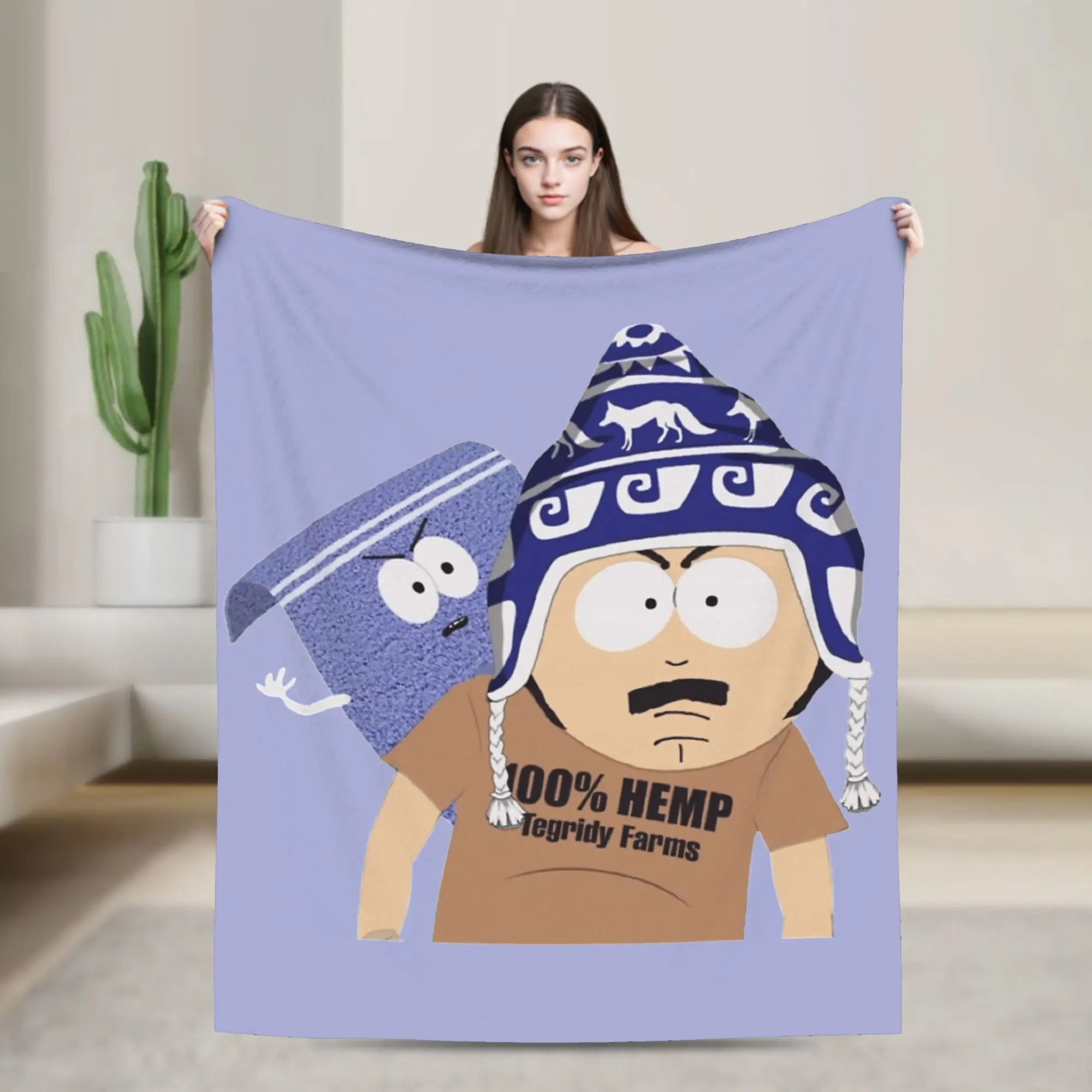 

Одеяло Southparks, бархатное всесезонное многофункциональное легкое тонкое одеяло для постельного белья, дивана, покрывала