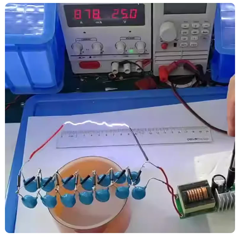 120KV High Voltage High Power Discharge Module Artificial Lightning Boosting Coil 205-01