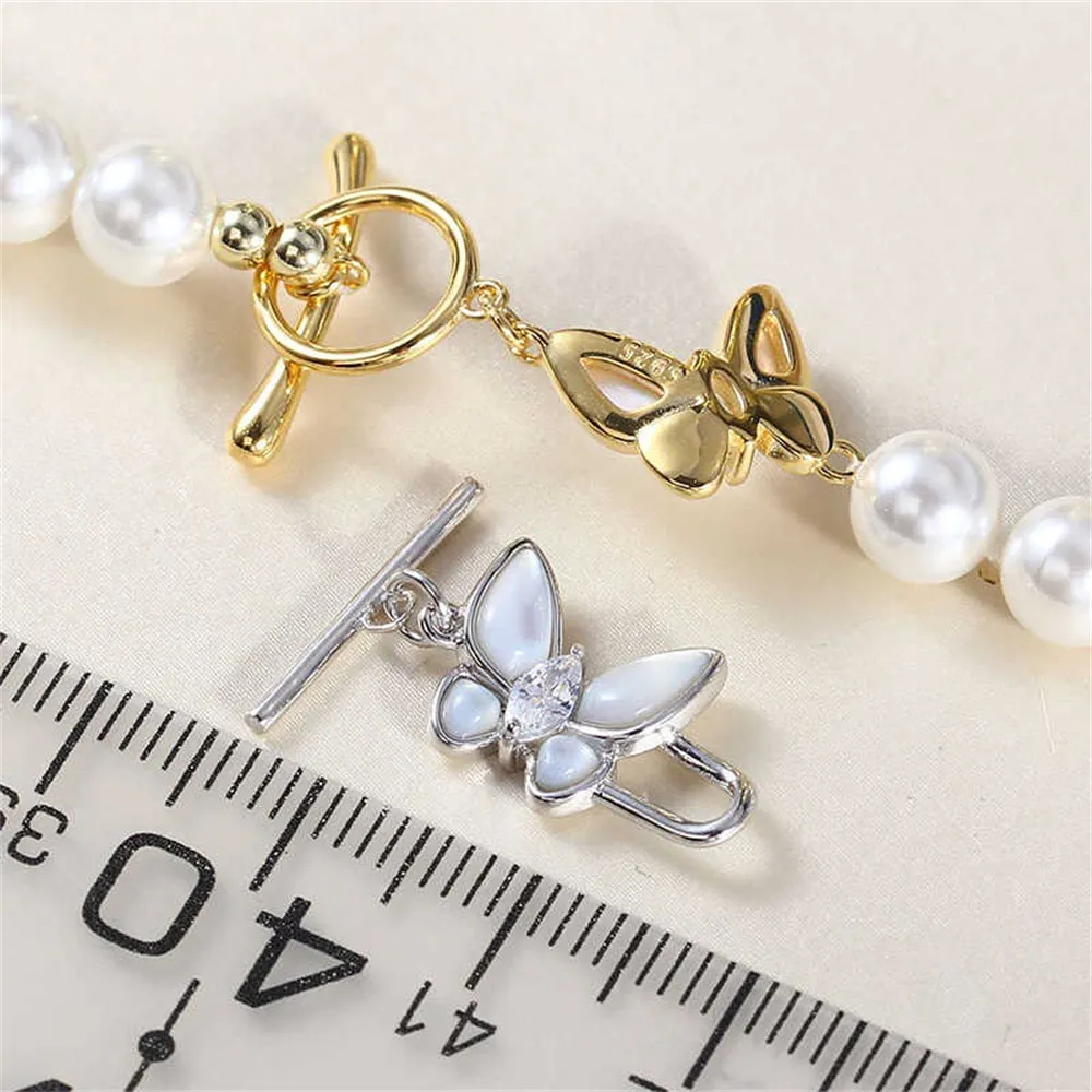S925 Sterling Silver Jewelry Clasp for DIY Necklace Bracelet Jewelry Findings Connector Hook 925 Silver Clasps Crafting Supplies