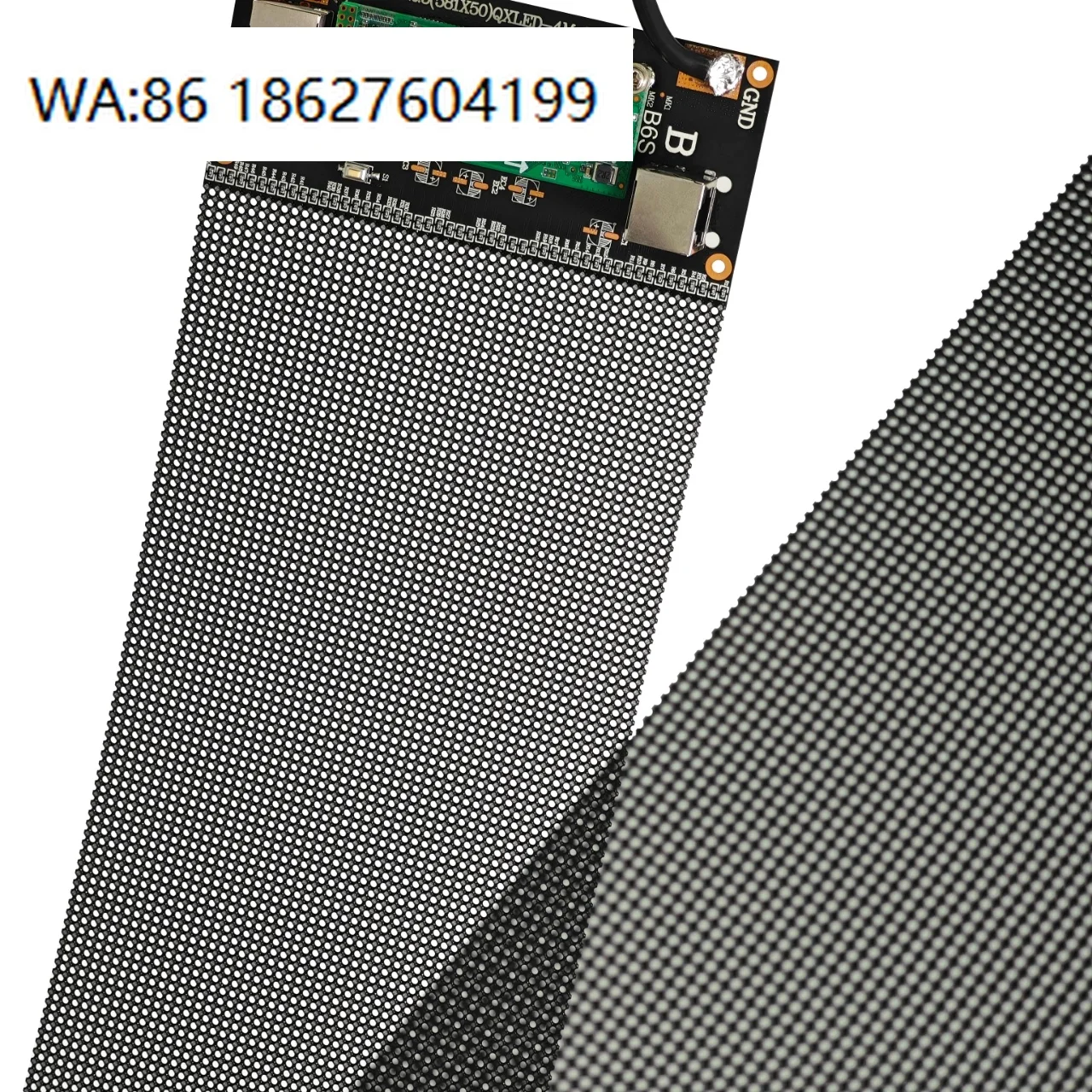 Custom Ultra Thin Holographic LED Display High Transparency Adjustable Brightness Indoor
