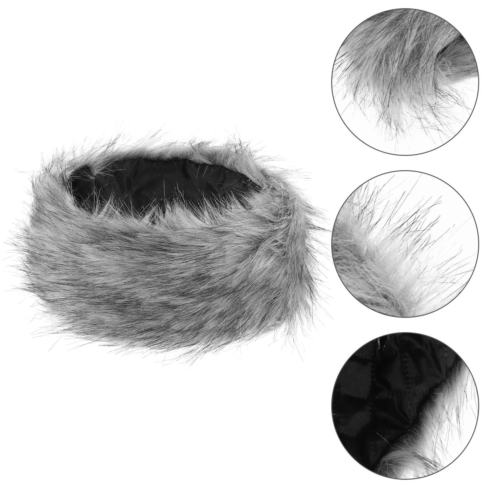 

Искусственная теплая повязка на голову с защитой ушей, легкие и удобные зимние наушники-повязки для волос, осенне-зимний аксессуар для сохранения тепла