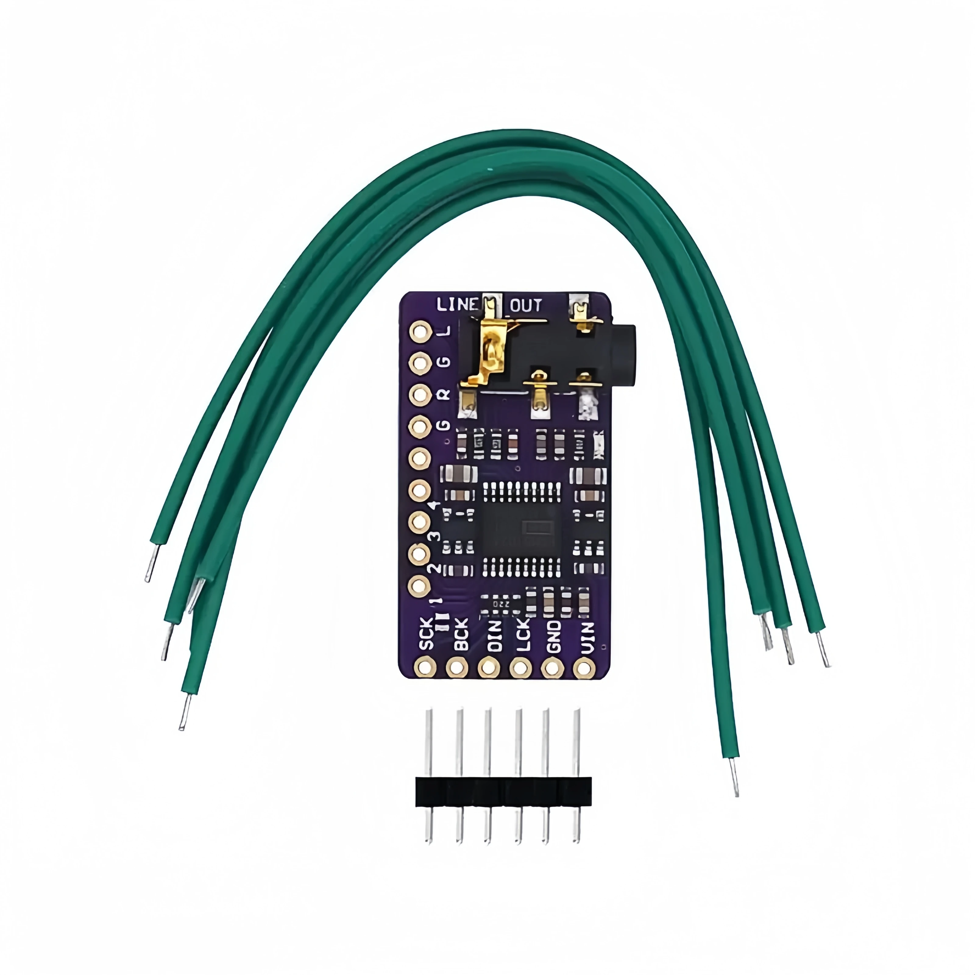 Interface I2S PCM5102A DAC Decoder GY-PCM5102 I2S Player Module For Raspberry Pi pHAT Format Board Digital PCM5102 Audio Board