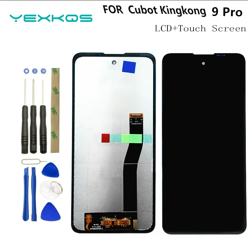 6,52 дюймовый ЖК-дисплей Cubot king kong 9 Pro + кодирующий преобразователь сенсорного экрана в сборе 100% Оригинальный ЖК-дисплей + сенсорный дигитайзер для Cubot king kong 9