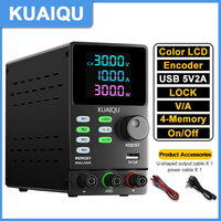 KUAIQU 300V 200V 1A High-power DC Power Supply Memory LOCK OUTPUT Adjustable Voltage Regulator LCD Bench Switching Source Repair
