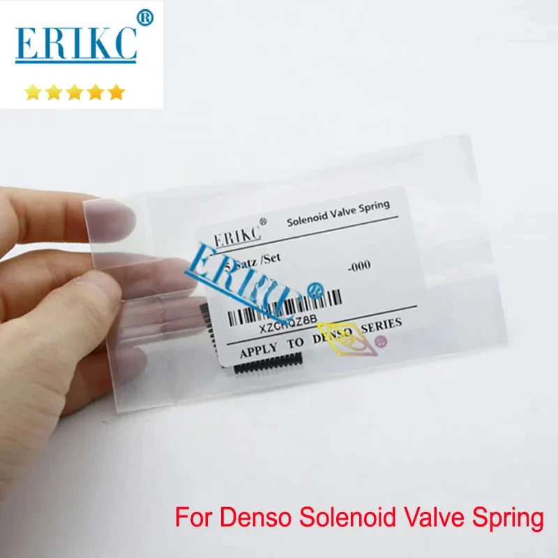 ERIKC CR injector spring under the solenoid valve and valve spring for denso common rail diesel fuel injection 5 pieces / bag