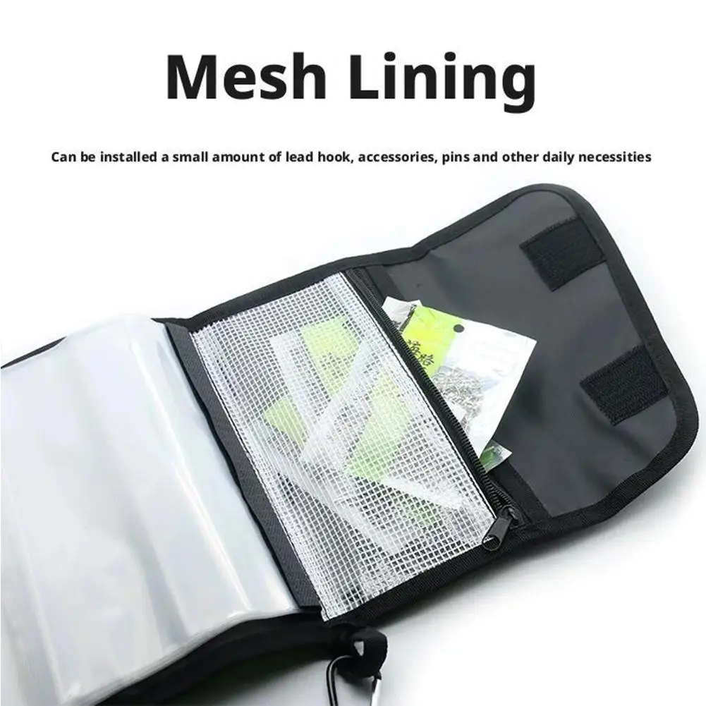 Large Capacity Fishing Tackle Bag Multi Grid Storage for Soft Hard Baits High Density Waterproof Fabric Portable Handbag