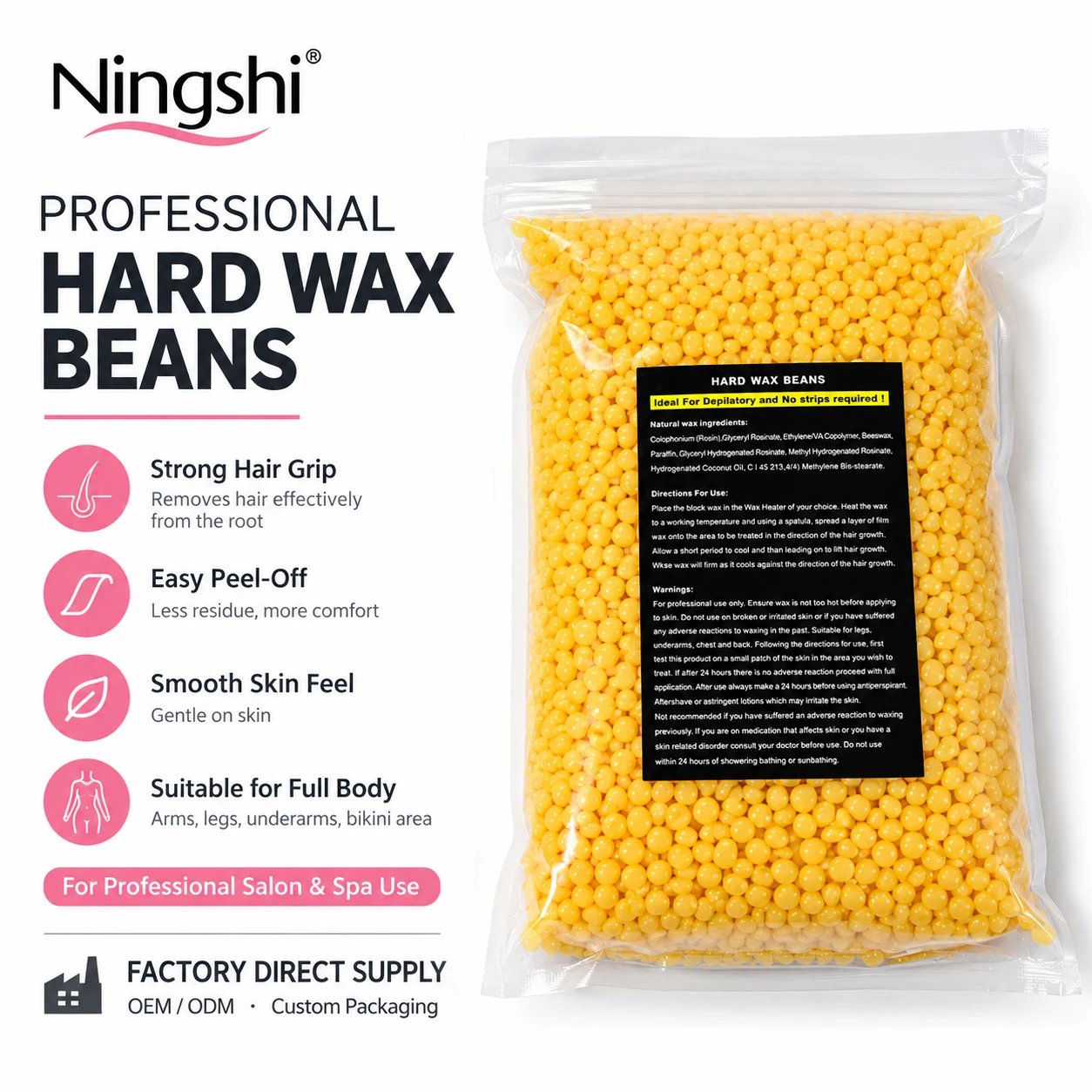 1kg commercial honey scented hair removal wax beads professional beauty salon full body hair removal hard wax beads