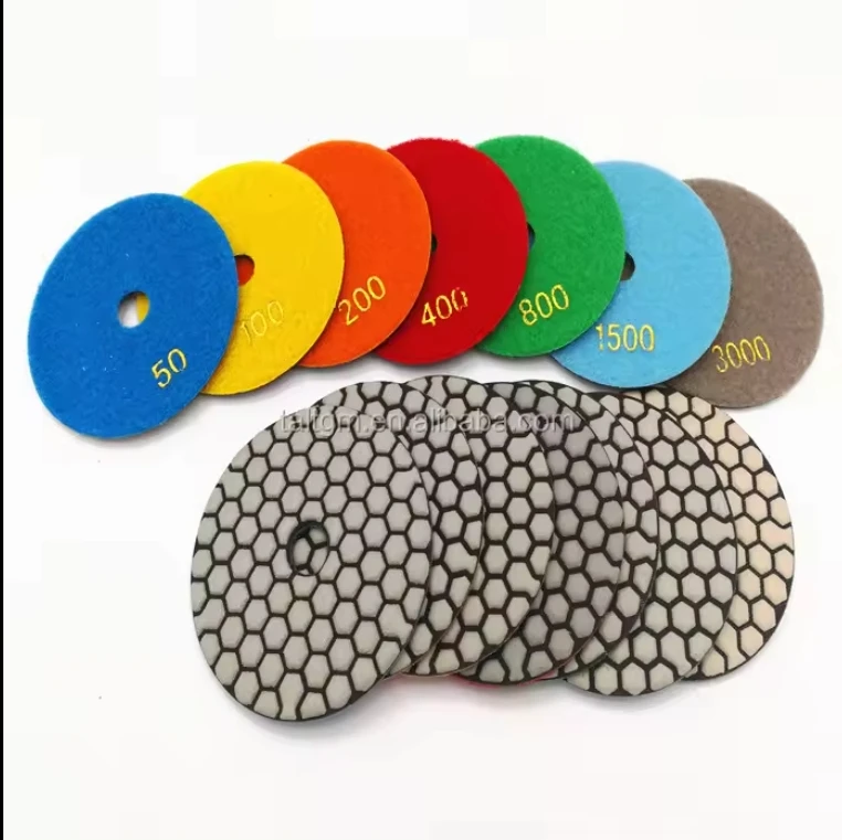 

50 # 4-дюймовая сухая полировальная подушечка