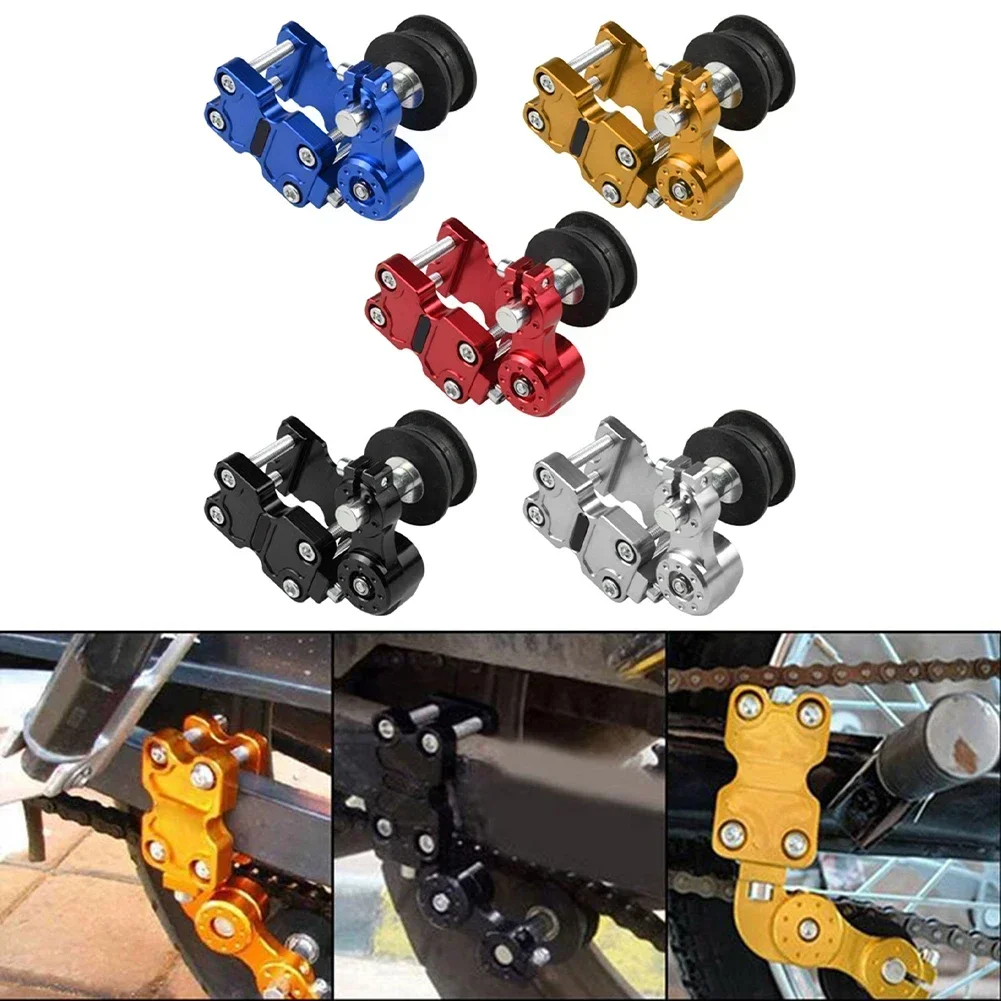 

Алюминиевый регулятор цепи, простая установка, высокоуниверсальное приспособление, практичный дизайн, регулятор для ролика мотоцикла