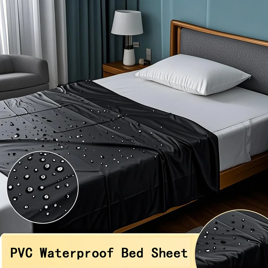 Waterproof Bed Sheet PVC OilProof Cover Cloth Clean Pad Couch Pure Bed Plastic Leather Universal Diaper Cushion for Pet and Kids