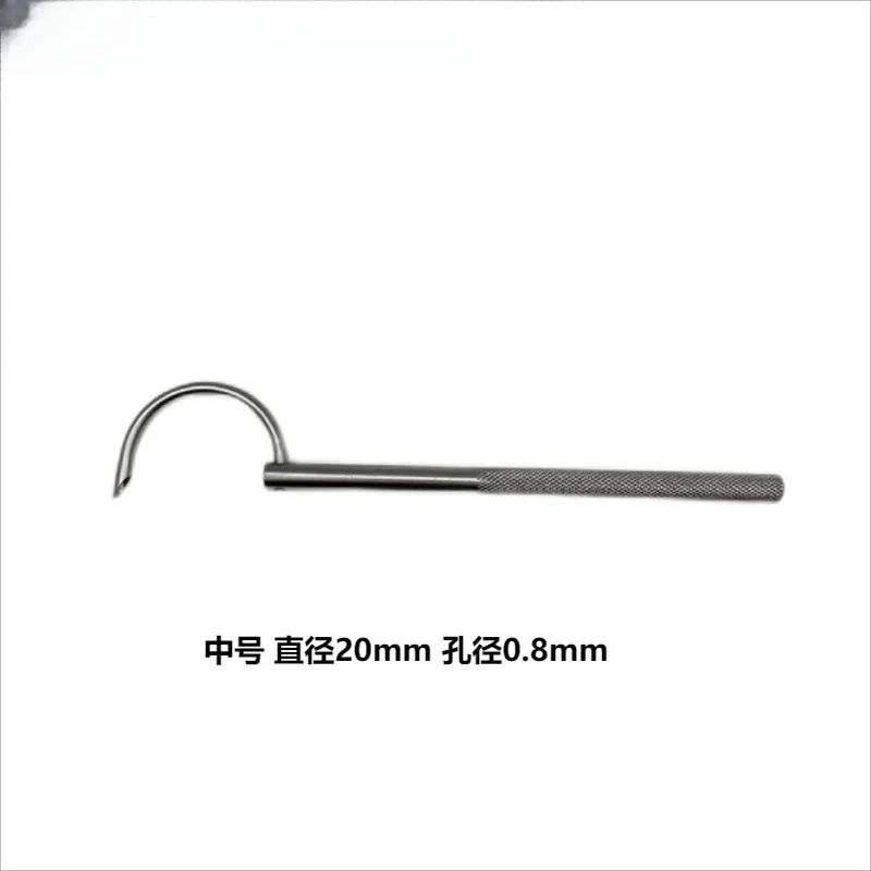 

Steel wire guide for guiding and tying animal orthopedic instruments, surgical guide for threading, orthopedic instruments