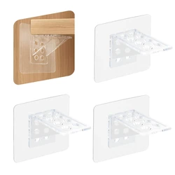 1/2PCS Shelf Support Adhesive Pegs Closet Partition Bracket Cabinet Support Clips Wall Hanger Sticker For Kitchen Bathroom