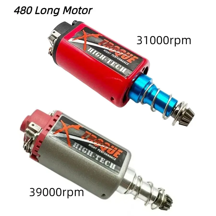 FiveS 31000rpm 35000rpm 39000rmp AEG Motor High Torqub Motor 11.1V Twist Type Speed Motor long Axle Airsoft M16/M4 Sijun Motor