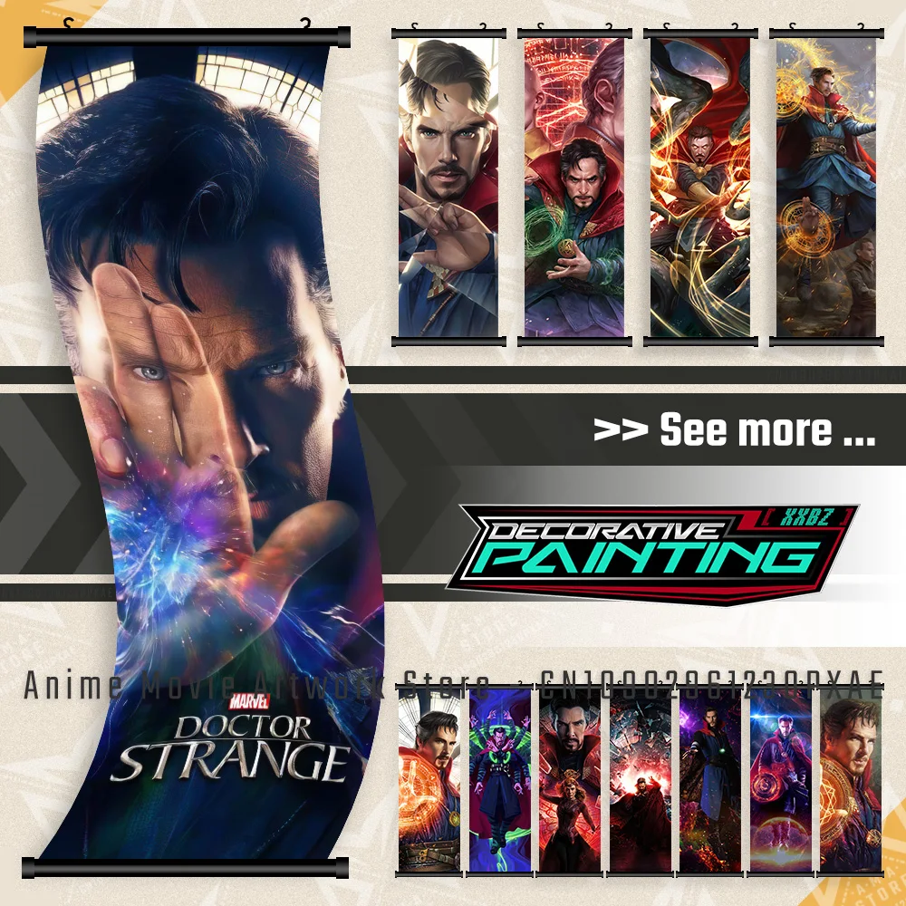 

Marvel The Avengers Doctor Strange Poster Movie Canvas Print Hanging Painting Wall Artwork Home Decoration Mural Scrolls Picture