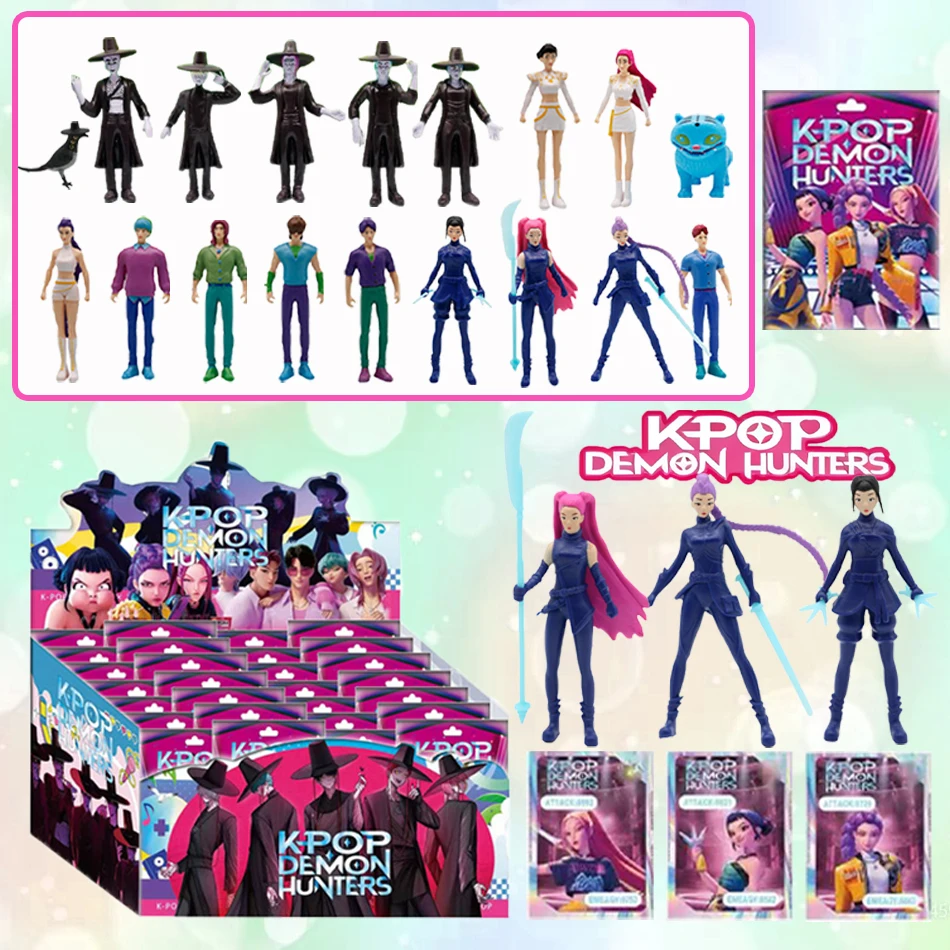 Anime Film Saja Boys K-POP Hexenjagd Super Idol Rumi Mira Zoey Dämonenjäger Mini Figur PVC Modell Geburtstag Überraschung Geschenk